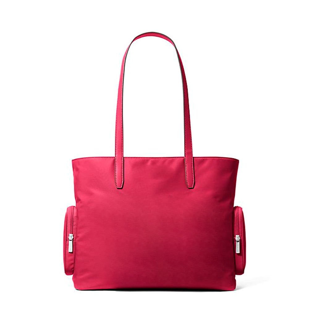 Michael Kors - Lightweight Nylon Tote Bag with Side Zips - Pink Michael Kors