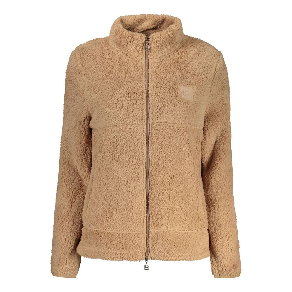 Laura Biagiotti - Cozy Plush Fleece Full Zip Sweatshirt - Brown Laura Biagiotti