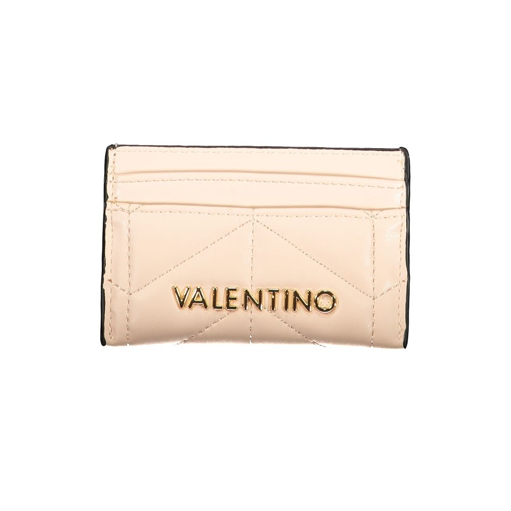 Valentino - Chic Quilted PU Leather Card Holder Wallet - Pink Mario Valentino