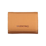 Valentino - Polished Textured Compact Flap Wallet - Brown Mario Valentino