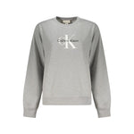 Calvin Klein - Relaxed Cotton Blend Logo Sweatshirt - Grey Calvin Klein