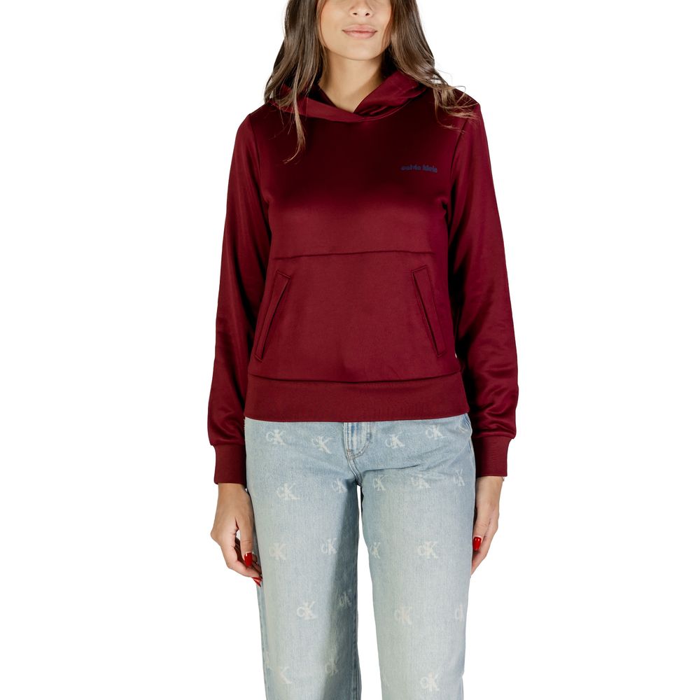 Calvin Klein - Relaxed French Terry Long Sleeve Hoodie - Bordeaux Calvin Klein
