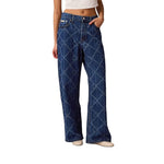 Calvin Klein Jeans - Low Rise Baggy Logo Print Denim Jeans - Blue Calvin Klein Jeans