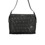 Desigual - Edgy Woven Textured Structured Shoulder Bag - Black Desigual