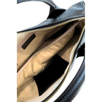 Baldinini Trend - Polished Textured Cowhide Shoulder Bag with Tassel - Black Baldinini Trend