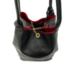 Baldinini Trend - Soft Pebbled Leather Structured Shoulder Bag - Black Baldinini Trend