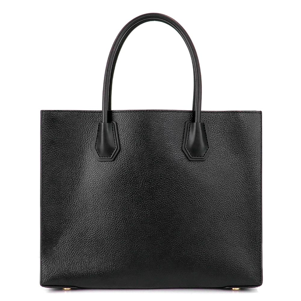 Michael Kors - Structured Textured Top Handle Tote Bag - Black Michael Kors