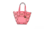 Michael Kors - Sophisticated Laser-Cut Monogram 2-in-1 Tote Crossbody - Tea Rose Michael Kors