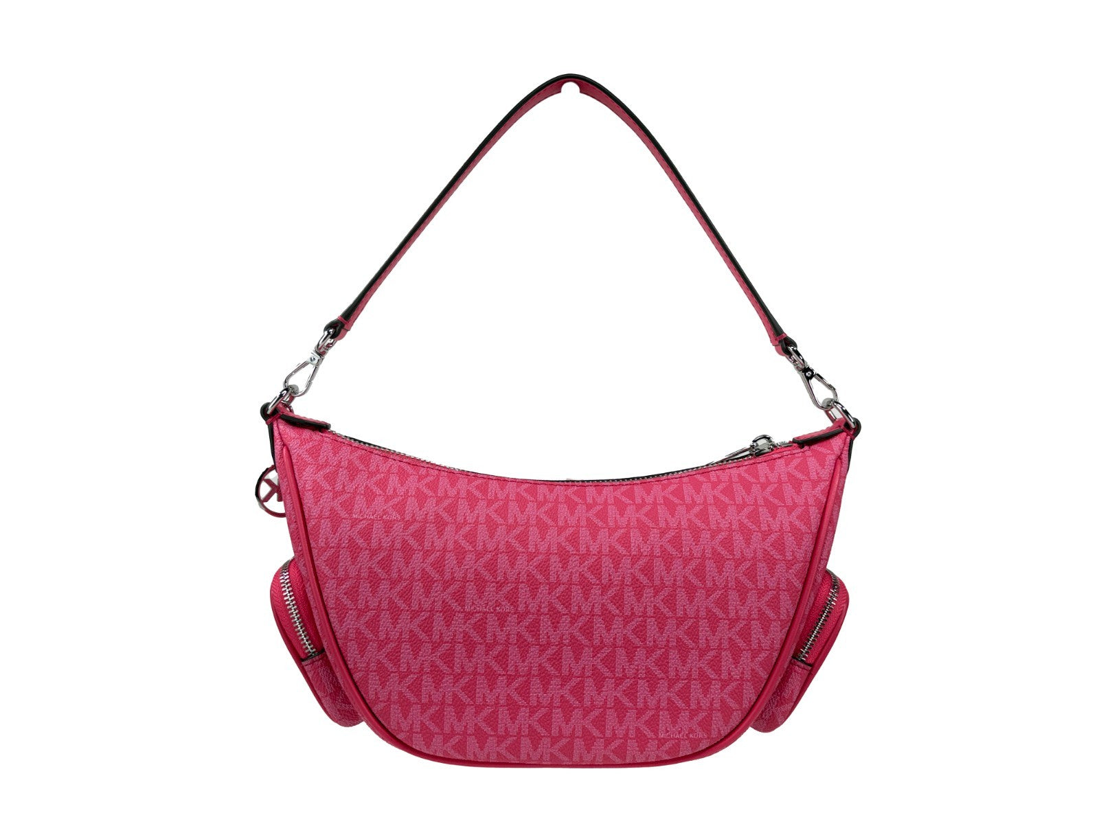 Michael Kors - Chic Logo Print Convertible Crossbody Bag - Pink Michael Kors