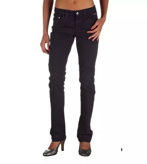Ungaro Fever - Chic Regular Fit Straight Leg Cotton Pants - Blue Ungaro Fever