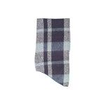 Only - Classic Check Soft Polyester Scarf - Turquoise Blue Check Only