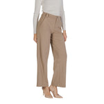 Street One - Elegant Cigarette Cut Tailored Trousers - Beige Street One