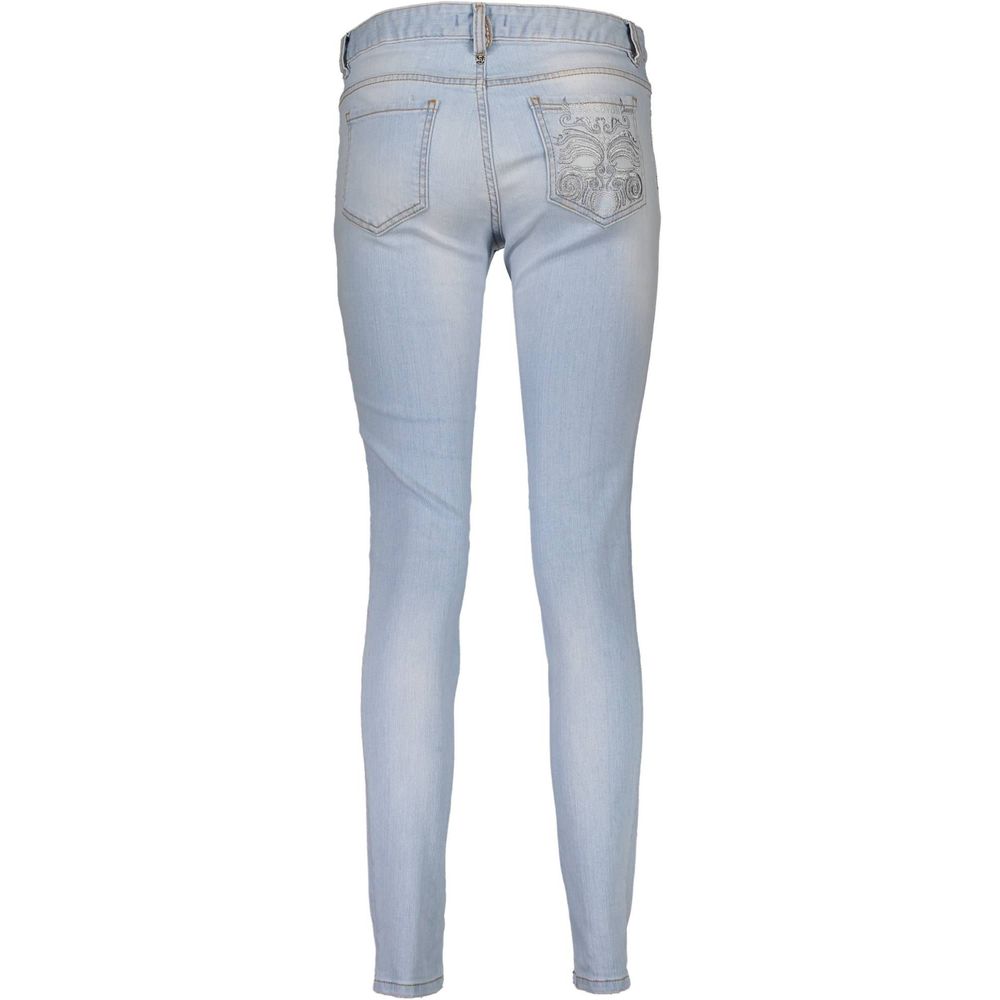 Just Cavalli - Edgy Distressed Skinny Jeans - Light Blue Just Cavalli