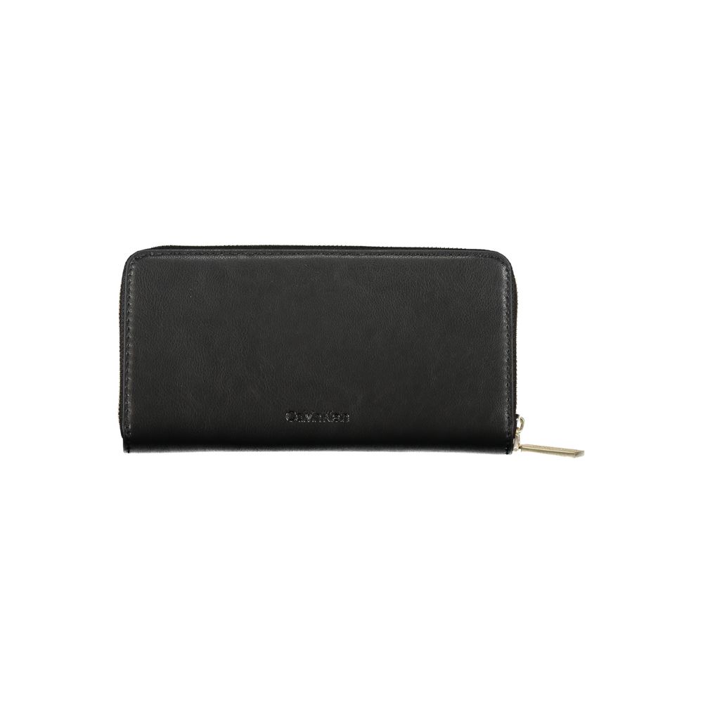 Calvin Klein - Elegant Multi-Compartment Designer Wallet - Black Calvin Klein