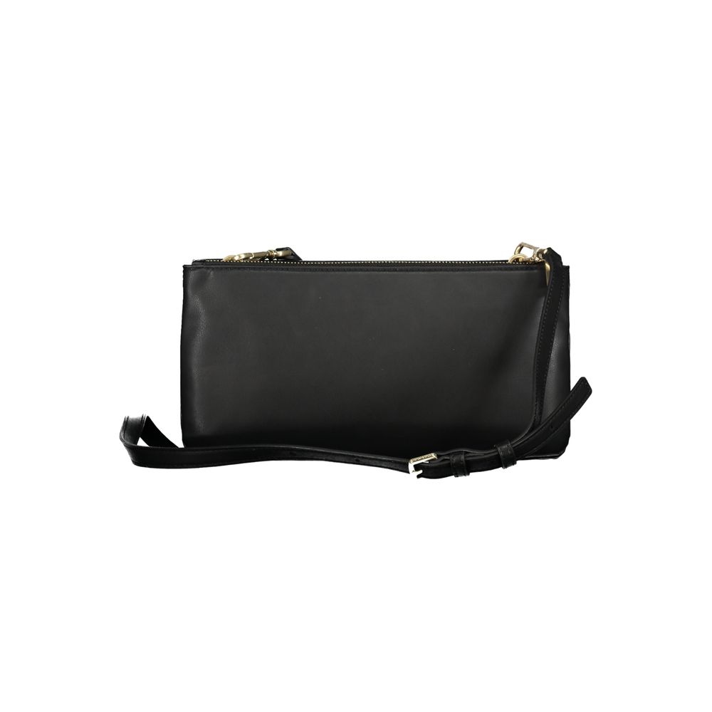 Calvin Klein - Structured Recycled Polyester Logo Shoulder Bag - Black Calvin Klein