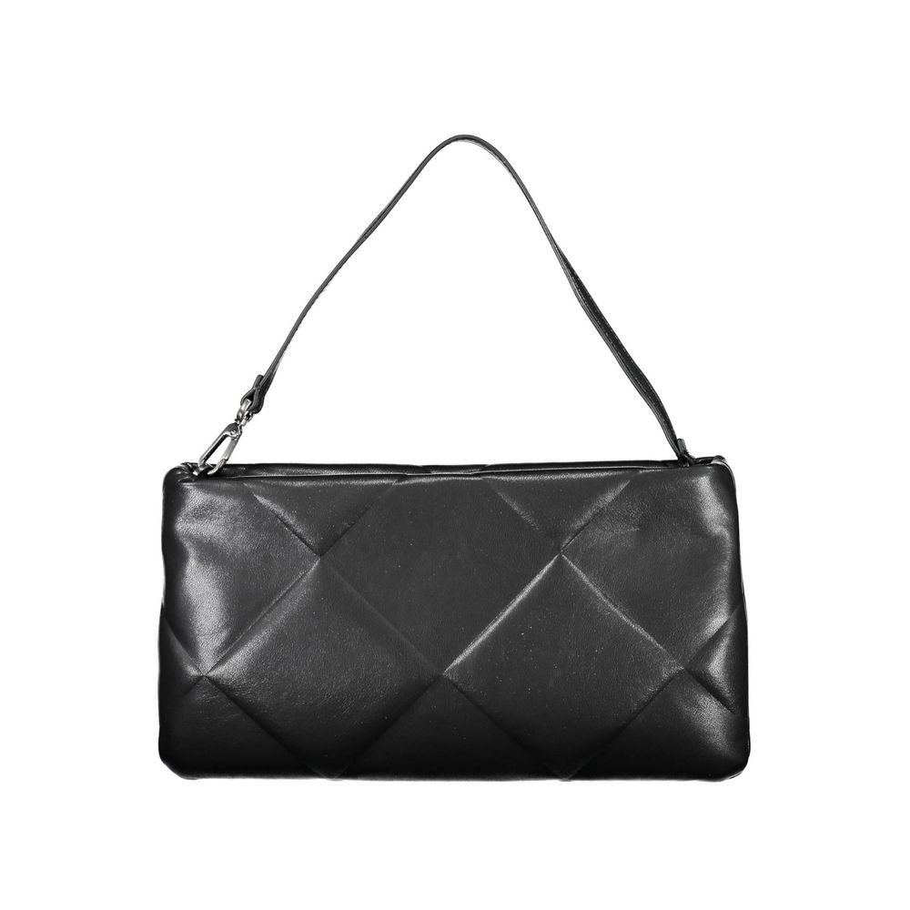 Calvin Klein - Structured Quilted Geometric Shoulder Bag - Black Calvin Klein