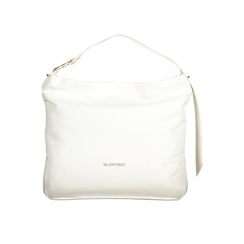 Valentino - Chic Polyethylene Structured Shoulder Bag - White Mario Valentino