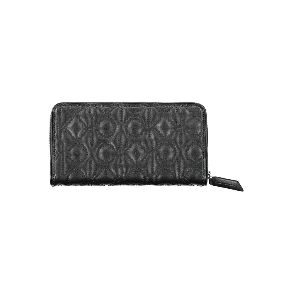 Calvin Klein - Minimalist Embossed Logo Zip Wallet - Black Calvin Klein