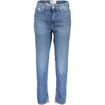 Calvin Klein - Sophisticated High-Rise Straight Leg Denim Jeans - Blue Calvin Klein