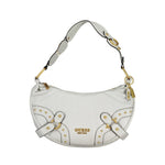 Guess Jeans - Edgy Studded Polyethylene Shoulder Bag - White Guess Jeans