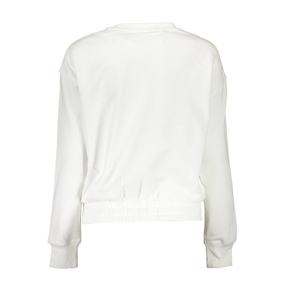 Calvin Klein - Effortless Branded Tape Cotton Sweatshirt - White Calvin Klein