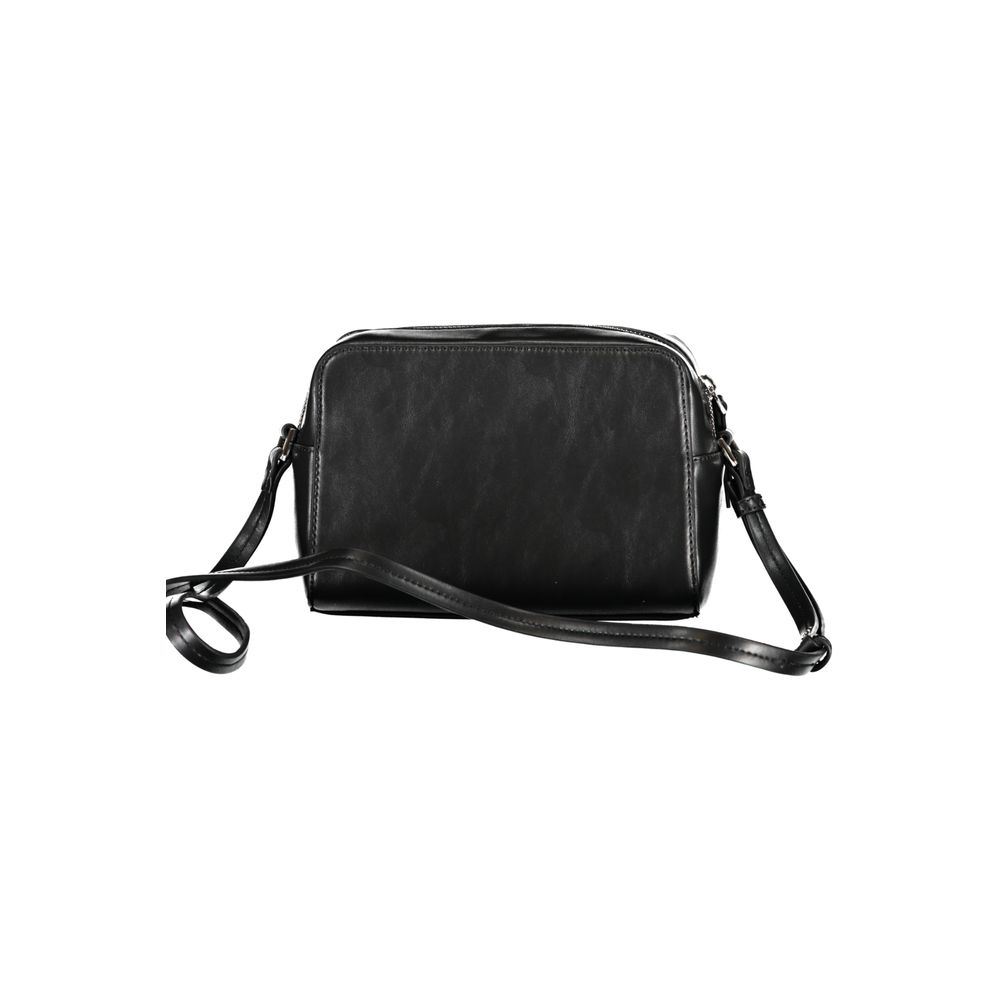 Calvin Klein - Polished Quilted Front Adjustable Shoulder Bag - Black Calvin Klein