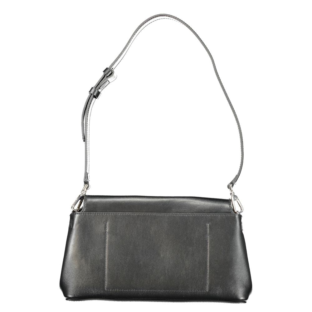 Calvin Klein - Sleek Minimalist Recycled Polyester Shoulder Bag - Black Calvin Klein