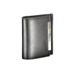 Calvin Klein - Sleek RFID Blocking Zip Wallet with Metallic Logo - Black Calvin Klein
