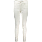 Calvin Klein - Crisp White Cotton Skinny Jeans - White Calvin Klein