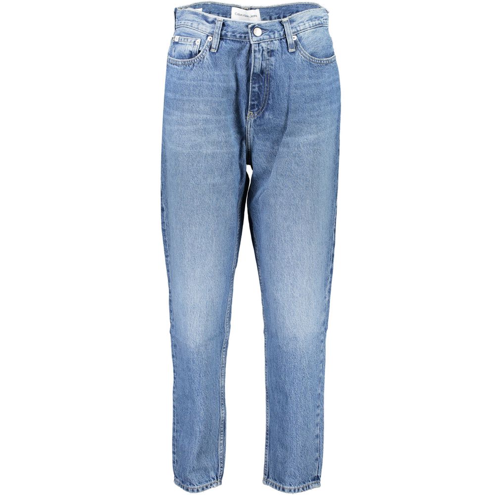 Calvin Klein - Effortless High-Rise Mom Jeans - Medium Blue Calvin Klein