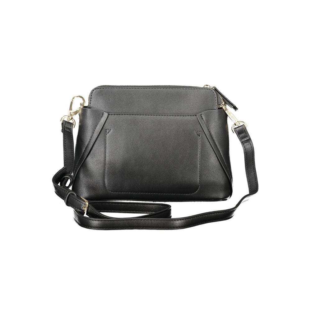 Valentino - Structured Polyethylene Shoulder Bag - Black Mario Valentino