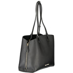 Valentino - Structured Polyethylene Top Handle Bag - Black Mario Valentino