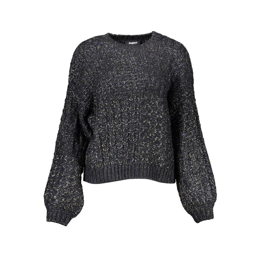 Desigual - Textured Relaxed Knit Sweater - Black Desigual