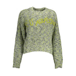 Desigual - Bold Embroidered Graphic Relaxed Sweater - Green Desigual