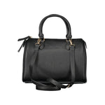 Mario Valentino - Structured Textured Polyethylene Handbag with Removable Strap - Black Mario Valentino