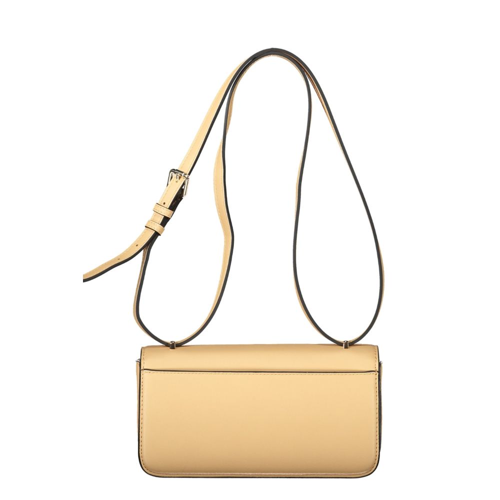 Valentino - Structured Minimalist Crossbody Handbag - Beige Mario Valentino