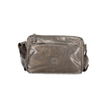 Laura Biagiotti - Sophisticated Metallic Textured Crossbody Bag - Grey Laura Biagiotti