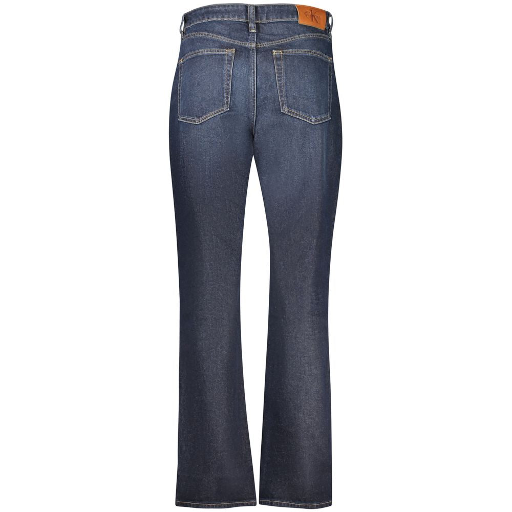 Calvin Klein - Sophisticated High-Rise Wide Leg Straight Jeans - Blue Calvin Klein