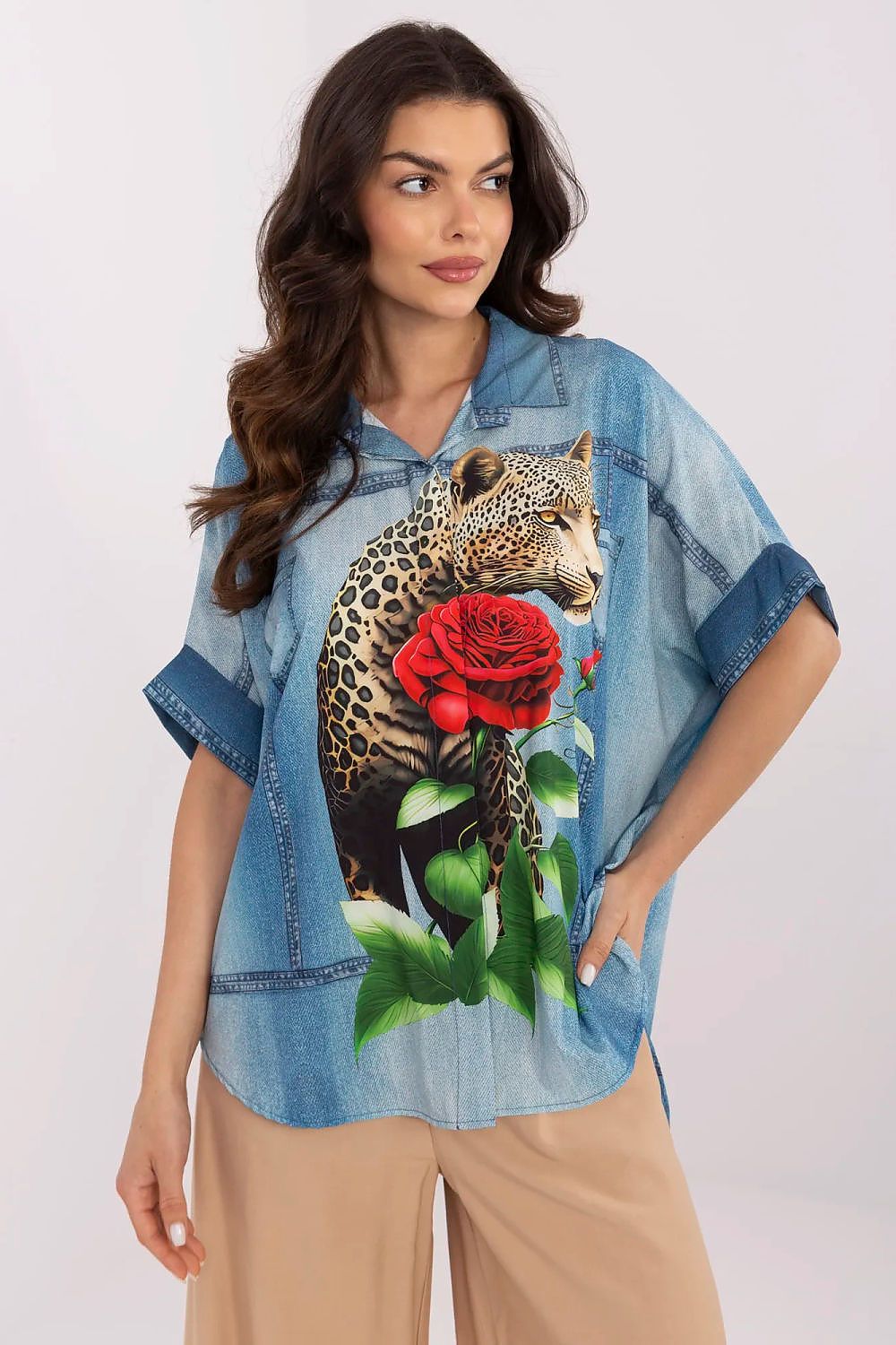  Long sleeve shirt model 210971 Italy Moda 