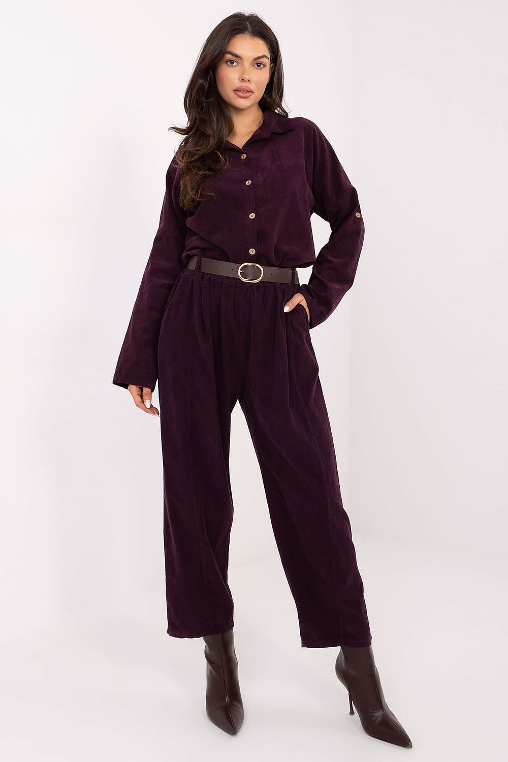  fløjlsbukser model 220820 Italy Moda 