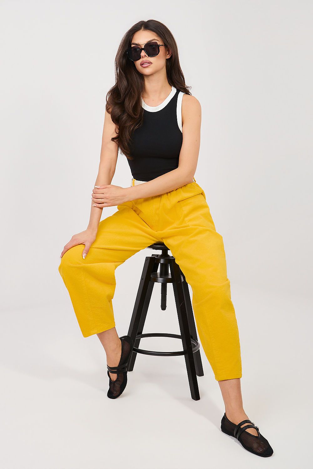  fløjlsbukser model 225096 Rue Paris 