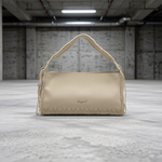 Desigual - Bohemian Braided Studded Shoulder Bag - Beige Desigual