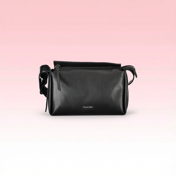 Calvin Klein - Minimalist Recycled Polyester Shoulder Bag - Black