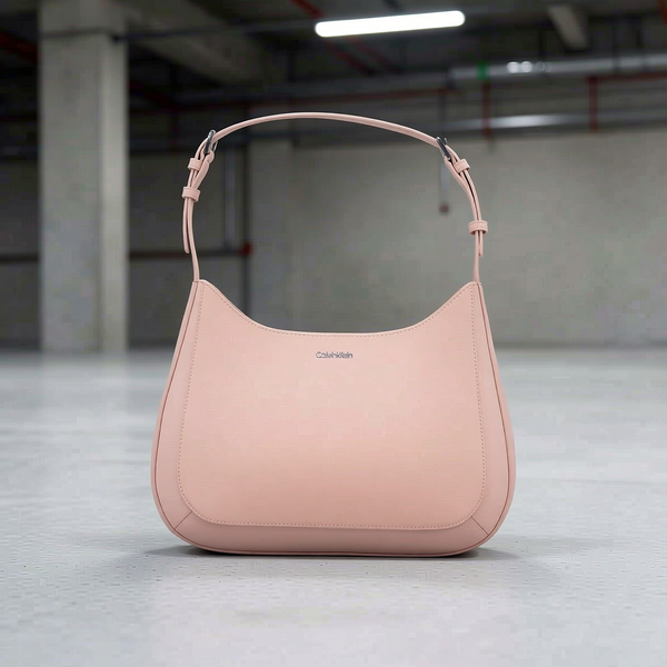 Calvin Klein - Sleek Recycled Polyester Adjustable Shoulder Bag - Pink