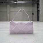 Calvin Klein - Quilted Logo Shoulder Bag - Purple Calvin Klein