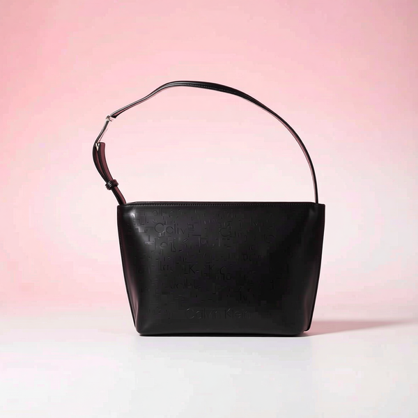 Calvin Klein - Sleek Minimalist Shoulder Bag - Black