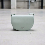 Calvin Klein - Sleek Polyethylene Semi-Circular Shoulder Bag - Light Blue Calvin Klein